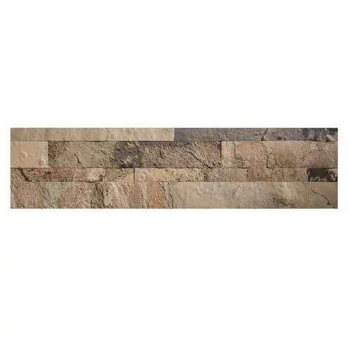 23.6 in. x 5.9 in. Medley Slate Peel and Stick Stone Decorative Tile Backsplash