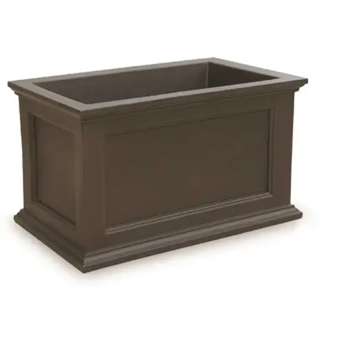 Fairfield 20 in. x 36 in. Self-Watering Espresso Polyethylene Planter Fairfield 20 in. x 36 in. Self-Watering Espresso Polyethylene Planter