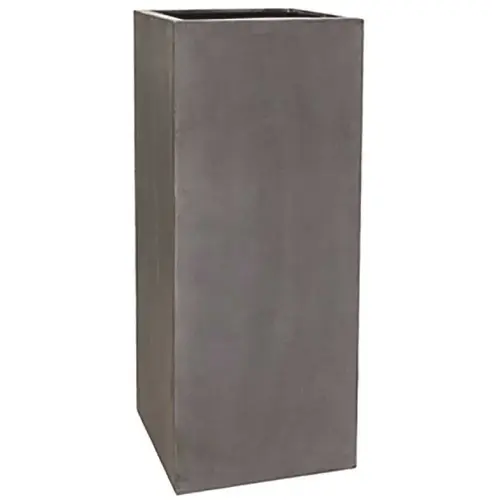 47.25 in. x 19.5 in. x 19.5 in. Bouvy XXL Natural Gray Square Fiberstone Planter