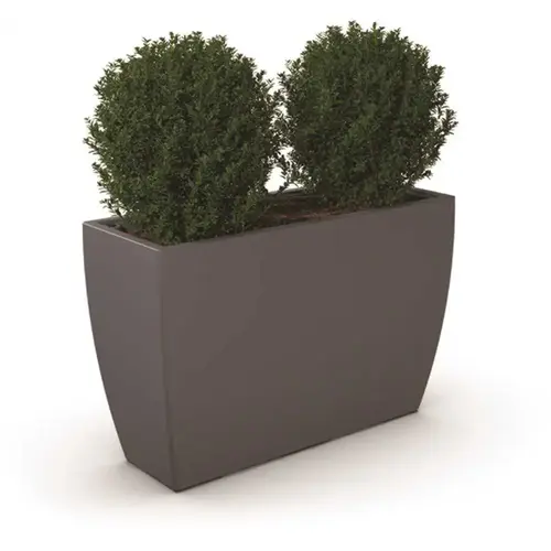 Kobi Trough Graphite Grey Polyethylene Planter Kobi Trough Graphite Grey Polyethylene Planter