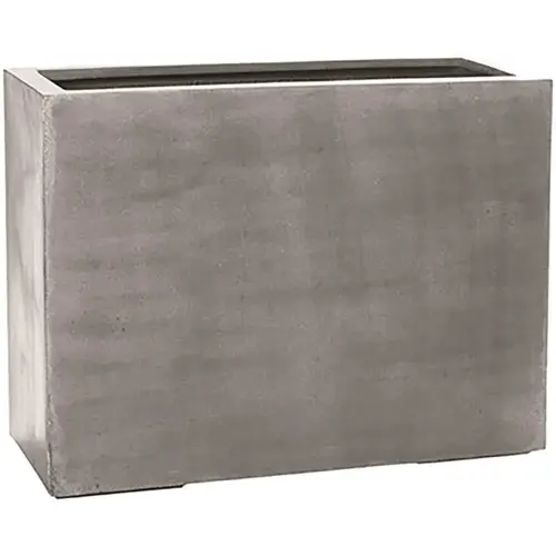 Carlo 8 in. x 31.5 in. Shiny White Fiberstone Large Rectangle Planter/Pot Carlo 8 in. x 31.5 in. Shiny White Fiberstone Large Rectangle Planter/Pot