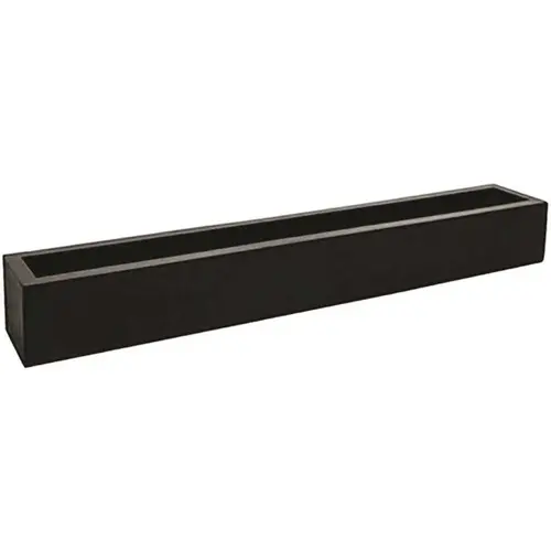 10 in. x 12 in. x 78.75 in. Jort Med Natural Black Rectangular Fiberstone Planter 10 in. x 12 in. x 78.75 in. Jort Med Natural Black Rectangular Fiberstone Planter