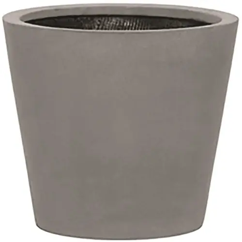Essex 13.75 in. x 15.75 in. x 15.75 in. Gray Fiberstone Planter
