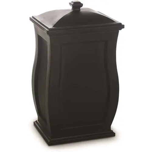 Mansfield 22 Gal. Polyethylene Black Storage Bin Mansfield 22 Gal. Polyethylene Black Storage Bin