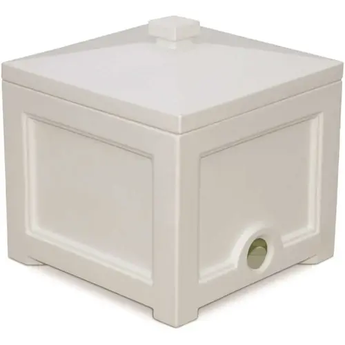 Fairfield Garden Hose Bin in White Fairfield Garden Hose Bin in White