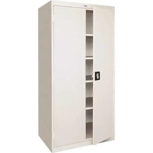 Fortress Series 36 in. x 18 in. x 72 in., Light Gray, Steel Storage Cabinets