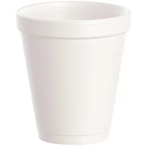 J Cup 8 oz. Insulated Foam Cup, White - pack of 1000