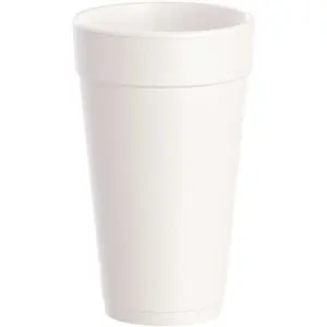 DART 20J16 J Cup 20 oz. Tall Insulated Foam Cup, White - pack of 500