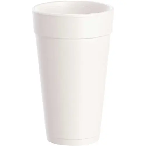 J Cup 20 oz. Tall Insulated Foam Cup, White - pack of 500 J Cup 20 oz. Tall Insulated Foam Cup, White - pack of 500