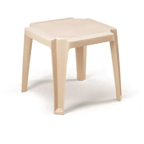 Miami Sand Square Plastic Outdoor Side Table