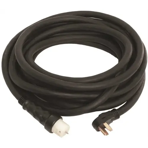 25 ft. 50 Amp Male to Female Generator Cord Black 25 ft. 50 Amp Male to Female Generator Cord Black