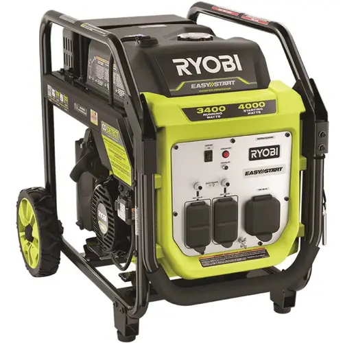 4000-Watt Gasoline Powered Digital Inverter Generator with CO Shutdown Green