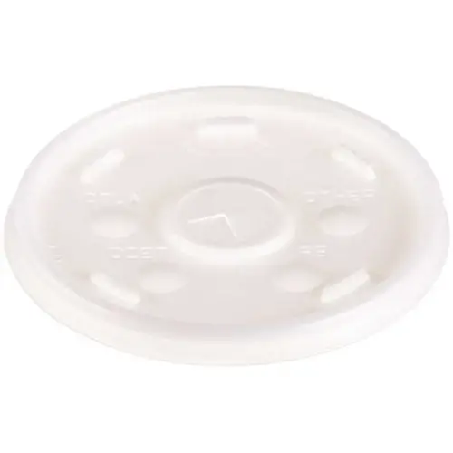 Straw Slotted Lid with Identification for 16-Series Cups, Translucent White - pack of 1000