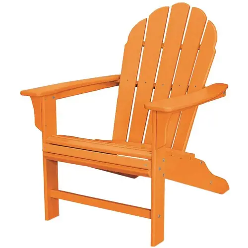 HD Tangerine Plastic Patio Adirondack Chair HD Tangerine Plastic Patio Adirondack Chair