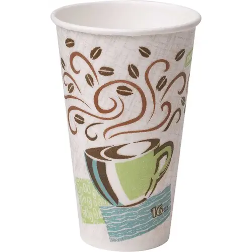 PerfecTouch 16 oz. Coffee Haze Disposable Insulated Hot Paper Cup (1,000 Hot Cups per Case) - pack of 1000