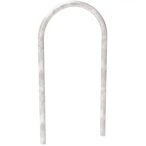 2-Bike Galvanized In-Ground Mount U Rack Metallic Carbon