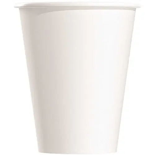 Single Sided Poly Paper Hot Cups, 8 oz, White Single Sided Poly Paper Hot Cups, 8 oz, White