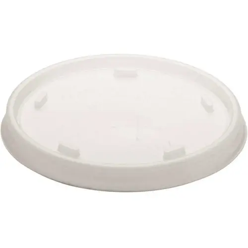 Translucent Straw Slotted Lid White - pack of 1000