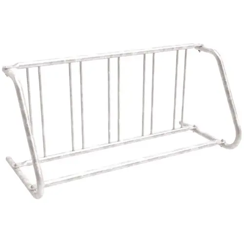 5-Bike Galvanized Single-Sided Grid Rack Metallic Carbon 5-Bike Galvanized Single-Sided Grid Rack Metallic Carbon