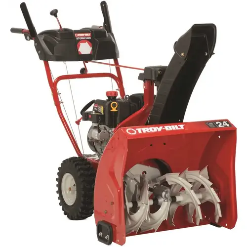 Storm 24 in. 208 cc Two- Stage Gas Snow Blower with Electric Start Self Propelled Storm 24 in. 208 cc Two- Stage Gas Snow Blower with Electric Start Self Propelled