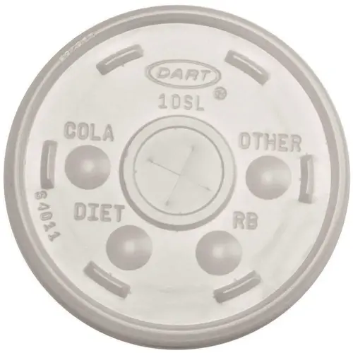 10 Series Translucent Straw Slotted Lid White - pack of 1000 10 Series Translucent Straw Slotted Lid White - pack of 1000