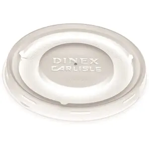 DINEX DX30008714 Translucent Lid fits DX3000 8 oz. Mug and DX3200 5 oz. Bowl; 3.5 in Clear