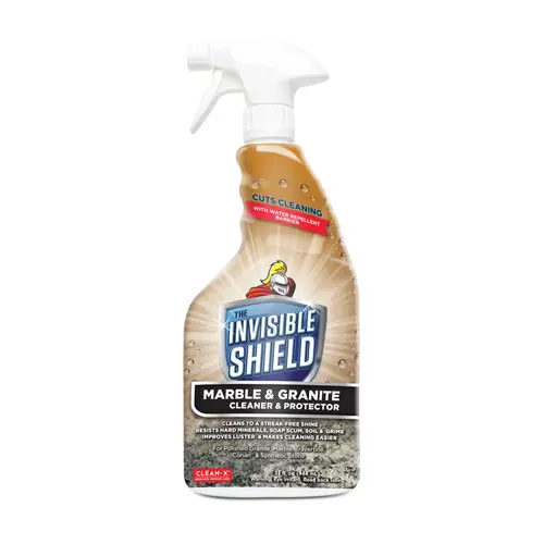 Invisible Shield Marble and Granite Cleaner, Polishes and Protects Natural to Synthetic Stone, 32 oz Invisible Shield Marble and Granite Cleaner, Polishes and Protects Natural to Synthetic Stone, 32 oz