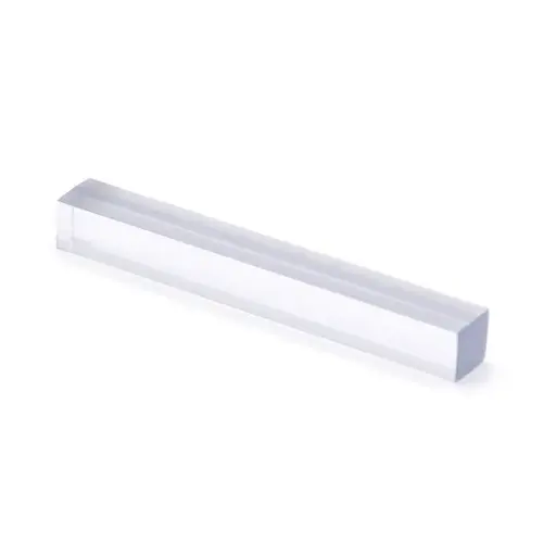 1/4" x 1/4" x 2" Clear Plastic Setting Block - pack of 100 1/4" x 1/4" x 2" Clear Plastic Setting Block - pack of 100