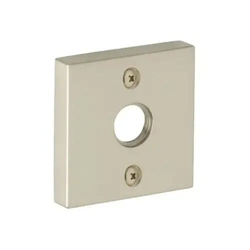 Square Emergency Release Trim Satin Nickel Finish Square Emergency Release Trim Satin Nickel Finish