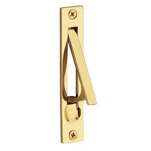Edge Pull Unlacquered Brass Finish Edge Pull Unlacquered Brass Finish