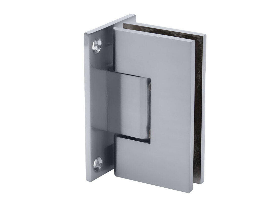 FHC Venice Square Wall Mount Hinge Brass Material Polished Nickel Finish
