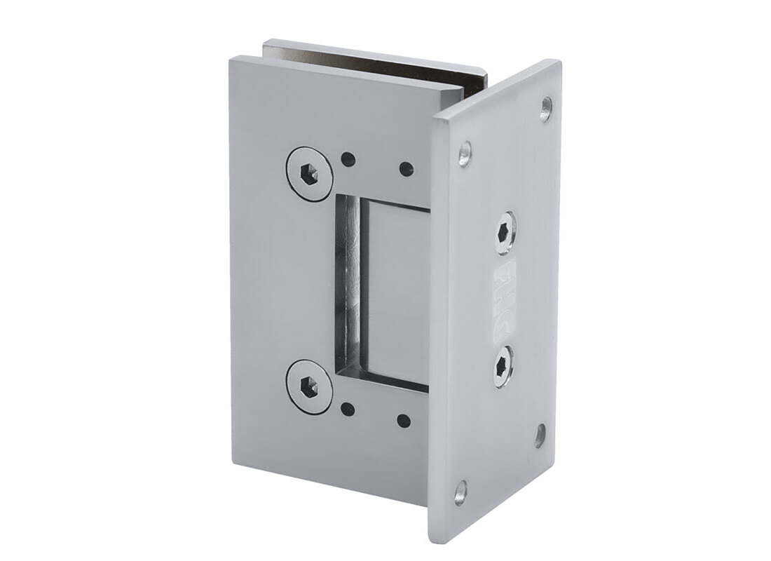 FHC Venice Square Wall Mount Hinge Brass Material Polished Nickel Finish