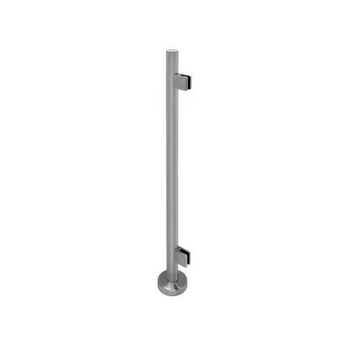 'FP' Series Posts 1.9" Round Profile 42" Tall End Post Brushed Stainless 'FP' Series Posts 1.9" Round Profile 42" Tall End Post Brushed Stainless