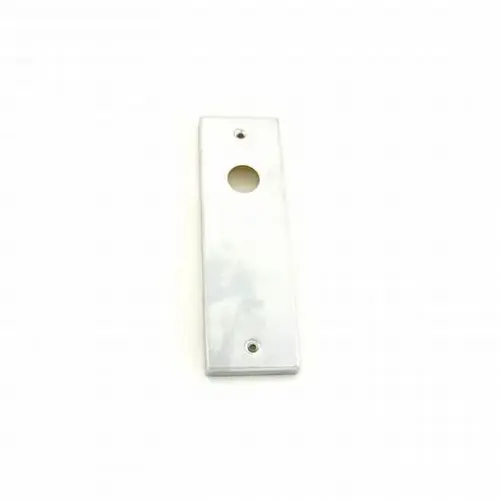 Exterior N Escutcheon and Bushing for Blank by Knob / Lever Satin Chrome Finish Exterior N Escutcheon and Bushing for Blank by Knob / Lever Satin Chrome Finish