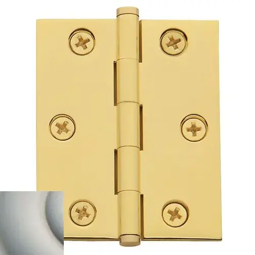 2-1/2" x 2" Cabinet Square Hinge Satin Nickel Finish Pair 2-1/2" x 2" Cabinet Square Hinge Satin Nickel Finish Pair