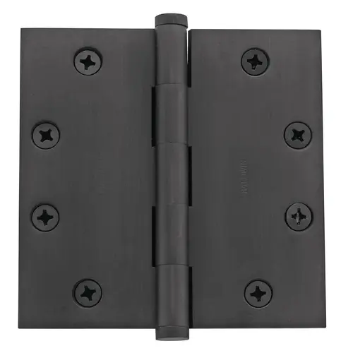 4-1/2" x 4-1/2" Mortise Square Hinge Oil Rubbed Bronze Finish 4-1/2" x 4-1/2" Mortise Square Hinge Oil Rubbed Bronze Finish