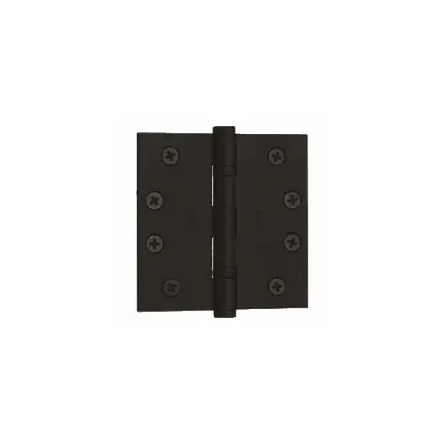 4-1/2" x 4-1/2" Ball Bearing Mortise Square Hinge Non-Removable Pin Oil Rubbed Bronze Finish 4-1/2" x 4-1/2" Ball Bearing Mortise Square Hinge Non-Removable Pin Oil Rubbed Bronze Finish