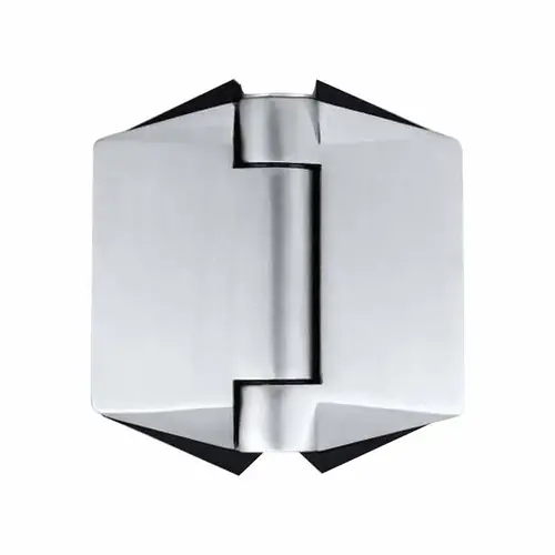 Polaris 120 Series Gate Hinge 180 Degree Glass To Glass For 3/8" to 1/2" Glass - Polished Stainless Pair Polaris 120 Series Gate Hinge 180 Degree Glass To Glass For 3/8" to 1/2" Glass - Polished Stainless Pair