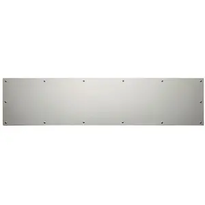 Ives Commercial 840028430 4" x 30" Kick Plate Aluminum Finish