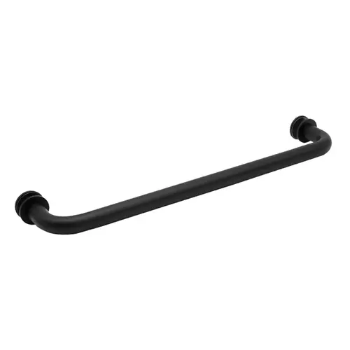 12" Tubular Single-Sided Towel Bar - Matte Black