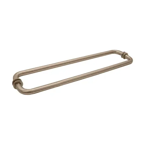 12" x 12" Back-To-Back Towel Bar With Washer - Brushed Bronze 12" x 12" Back-To-Back Towel Bar With Washer - Brushed Bronze