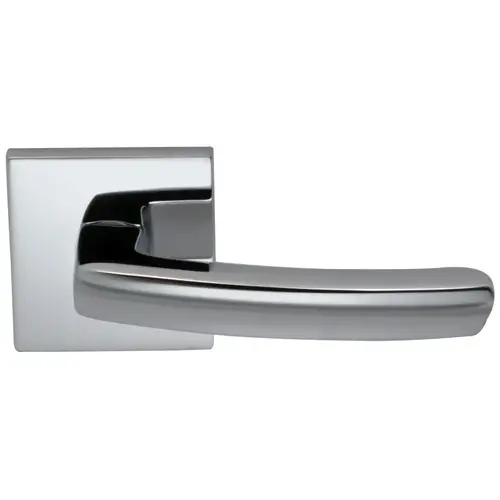 226 Lever with Square Rose Dummy Pair Bright Chrome Finish 226 Lever with Square Rose Dummy Pair Bright Chrome Finish
