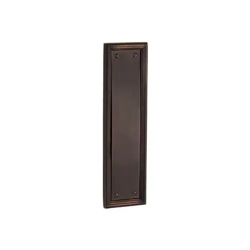 Push Plate 3-1/2" x 15" Nashville Oil Rubbed Bronze Finish Push Plate 3-1/2" x 15" Nashville Oil Rubbed Bronze Finish