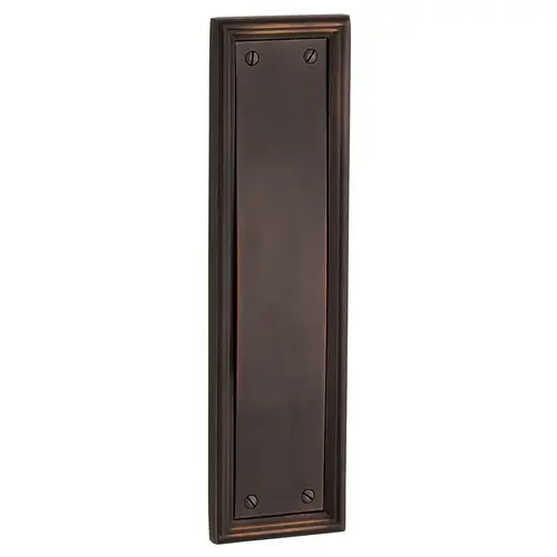 Push Plate 3-1/2" x 20" Nashville Venetian Bronze Finish
