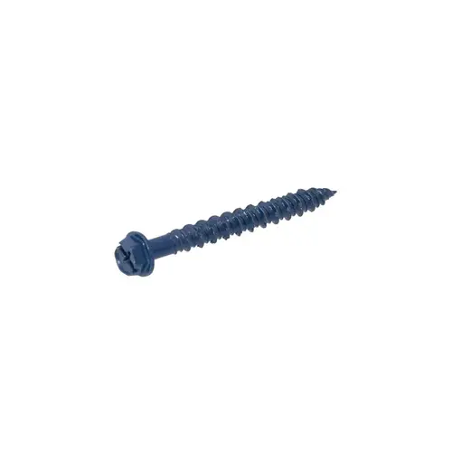 1/4" X 2-1/4" Blue Masonry Phillips Screws - pack of 100 1/4" X 2-1/4" Blue Masonry Phillips Screws - pack of 100