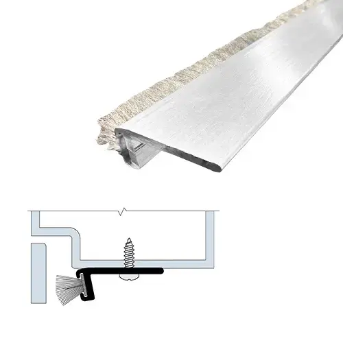 Mechanically Fastened Gasketing (1-5/16" by 13/32") Black Anodized Aluminum Mechanically Fastened Gasketing (1-5/16" by 13/32") Black Anodized Aluminum