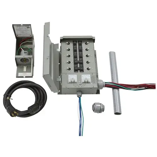 EGS10750G2KIT Transfer Switch Kit, 30 A, 240 V, 10 -Circuit EGS10750G2KIT Transfer Switch Kit, 30 A, 240 V, 10 -Circuit