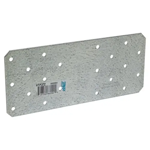 HTP Tie Plate, 7 in L, 3 in W, Steel, Galvanized HTP Tie Plate, 7 in L, 3 in W, Steel, Galvanized