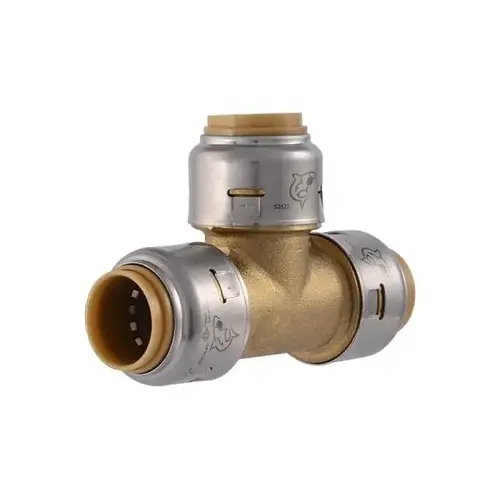 Max Pipe Tee, 1/2 x 1/2 x 1/2 in, PTC x PTC x PTC, Brass, 250 psi Pressure Max Pipe Tee, 1/2 x 1/2 x 1/2 in, PTC x PTC x PTC, Brass, 250 psi Pressure