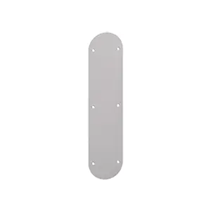 Hager 50T 3 x 12 Round Corner Non-Beveled Push Plate Satin Chrome Finish 102851